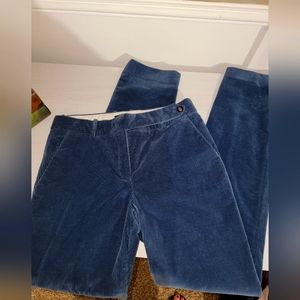 THEORY Blue Cuorduroy Pants NWT